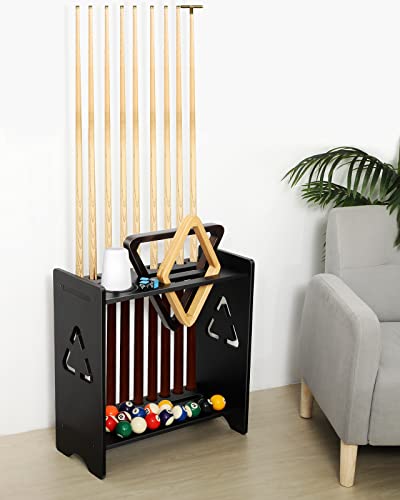 Floor Stand Billiards Rack Holds 9 Cues L4712