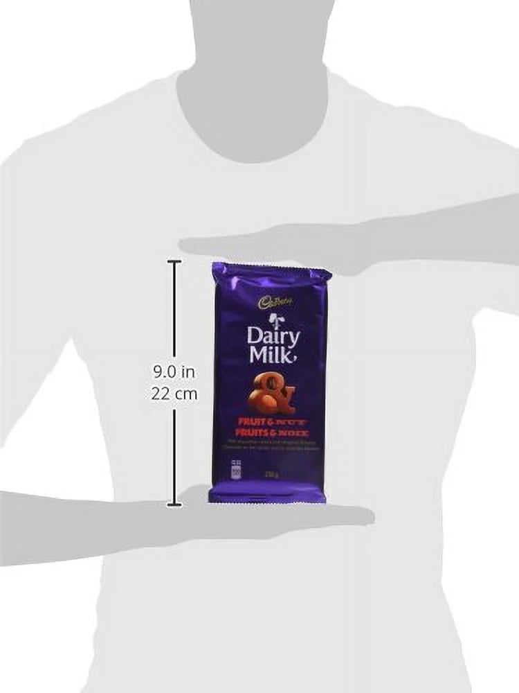 Dairy Milk Fruit & Nut Candy Bar 200G/7Oz S3518