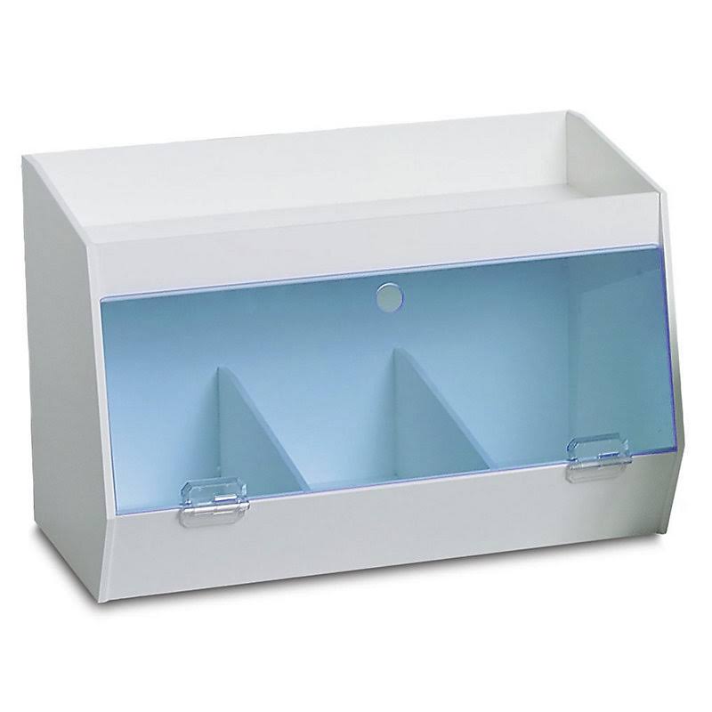 3 Bin Storage Bin with 1 Shelf P264516