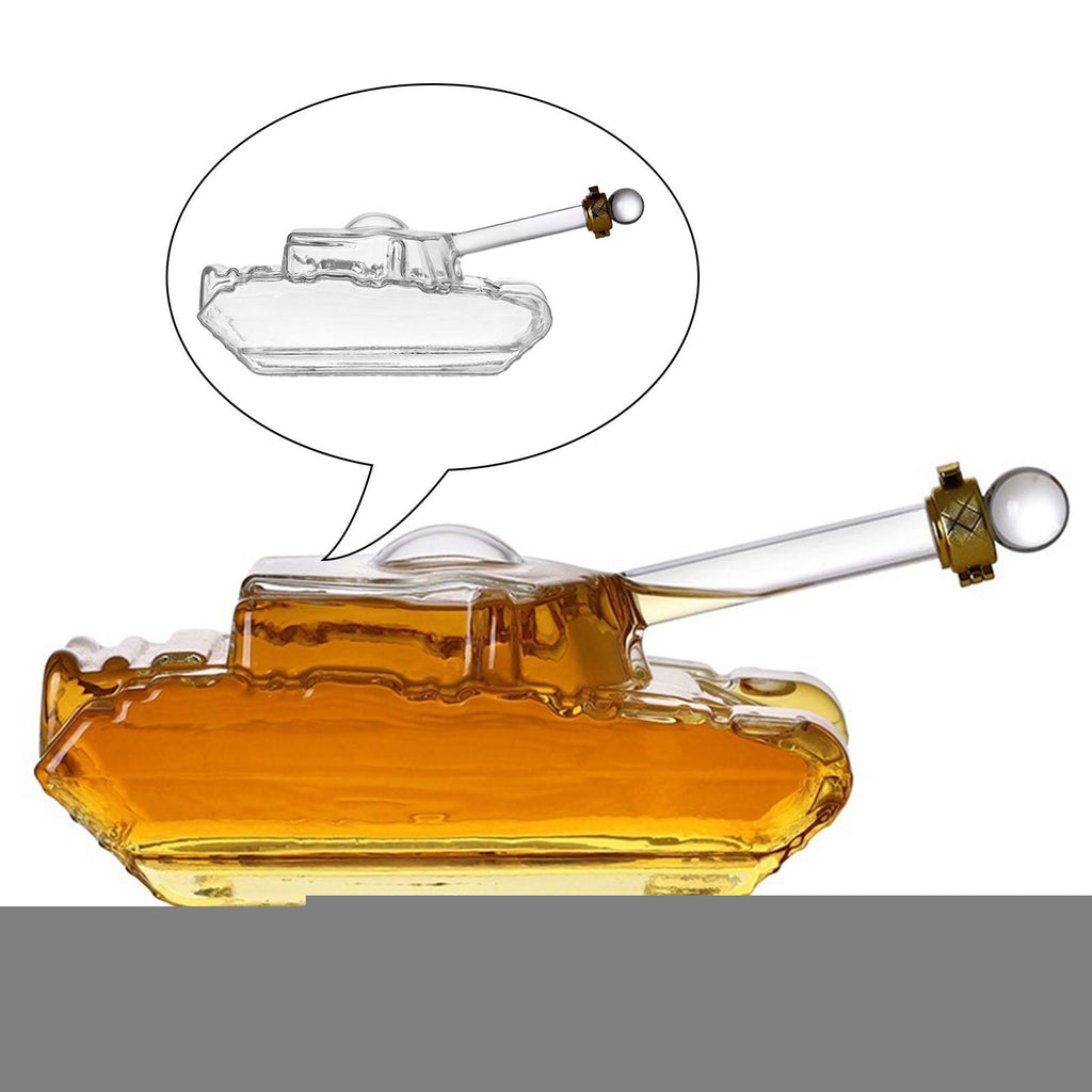 Tank Shaped Clear Decanter V926249