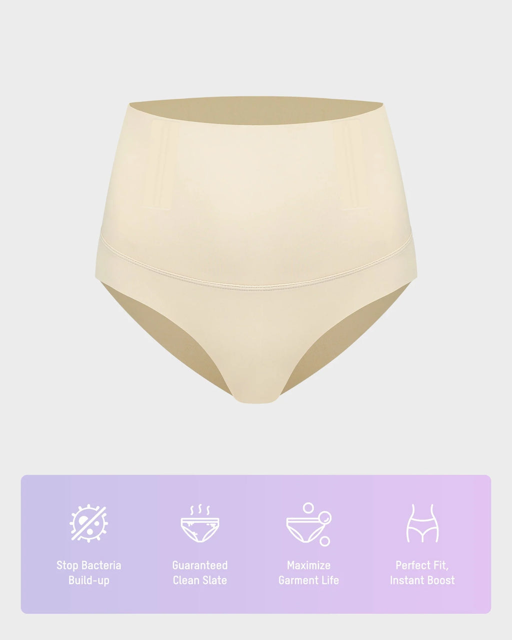 High Waist Seamless Tummy Control Panties 5 Pack T534