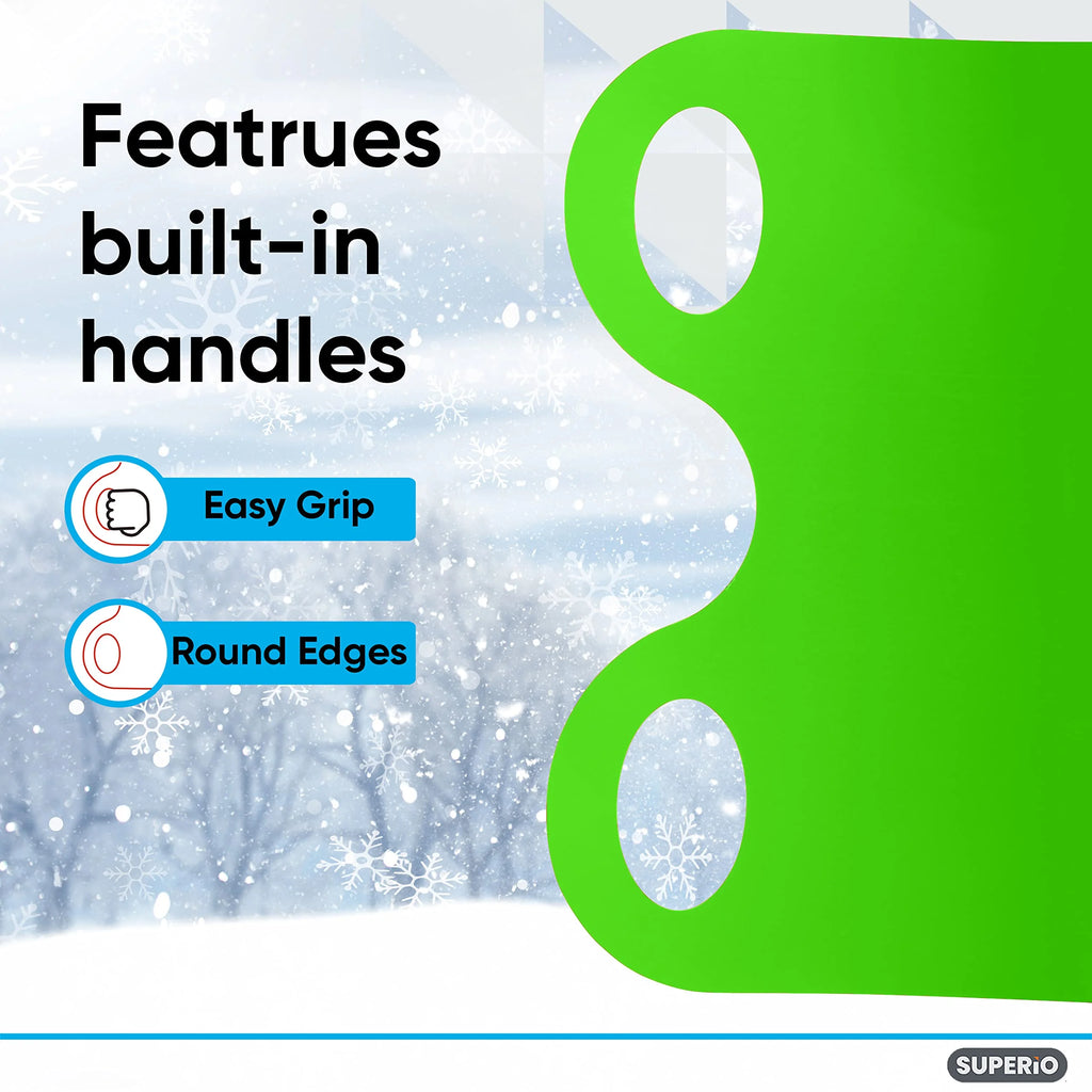 3 Pack Green Kids Snow Sled T48914