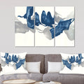 Modern Canvas Art 3 Panels 48 in. Wide x 32 in. High S7175