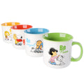 4 Pack 21 oz Stoneware Camper Mug Set K24904