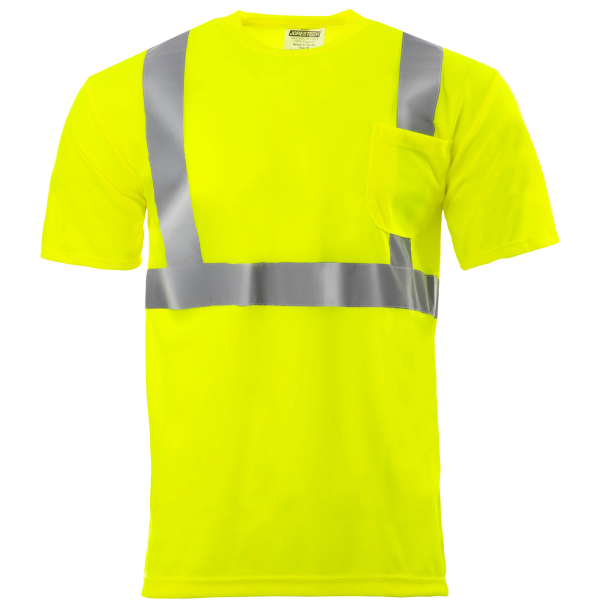 5-Pack Hi-Vis Short-Sleeve Work Safety T-Shirt M8099