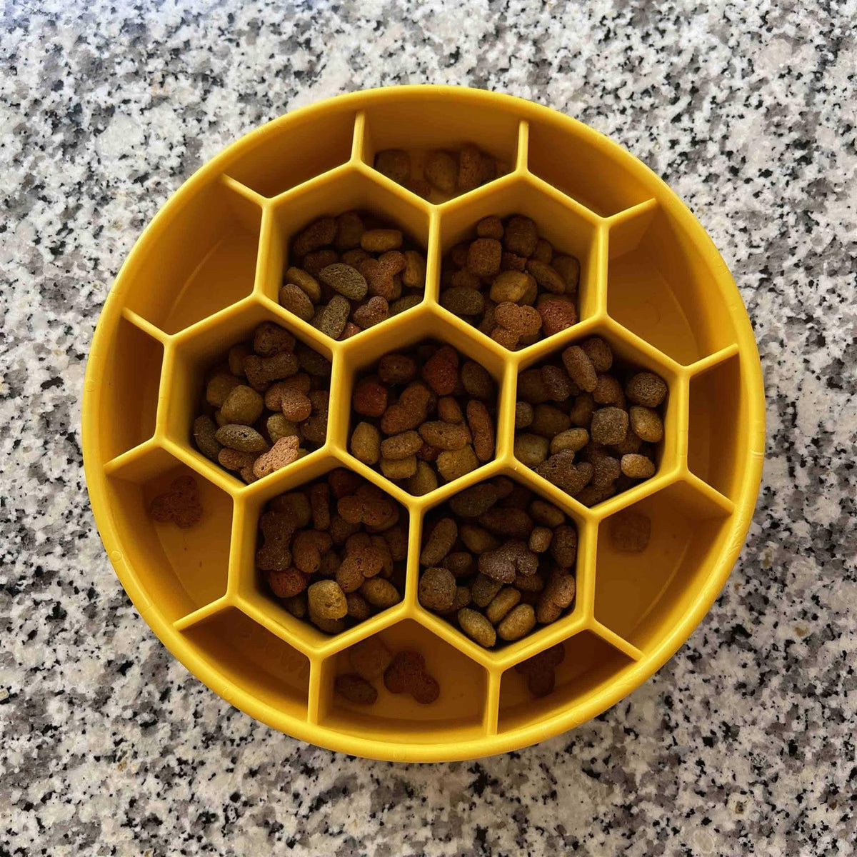 Honeycomb Design Slow Feeder Bowl for Dogs U974662