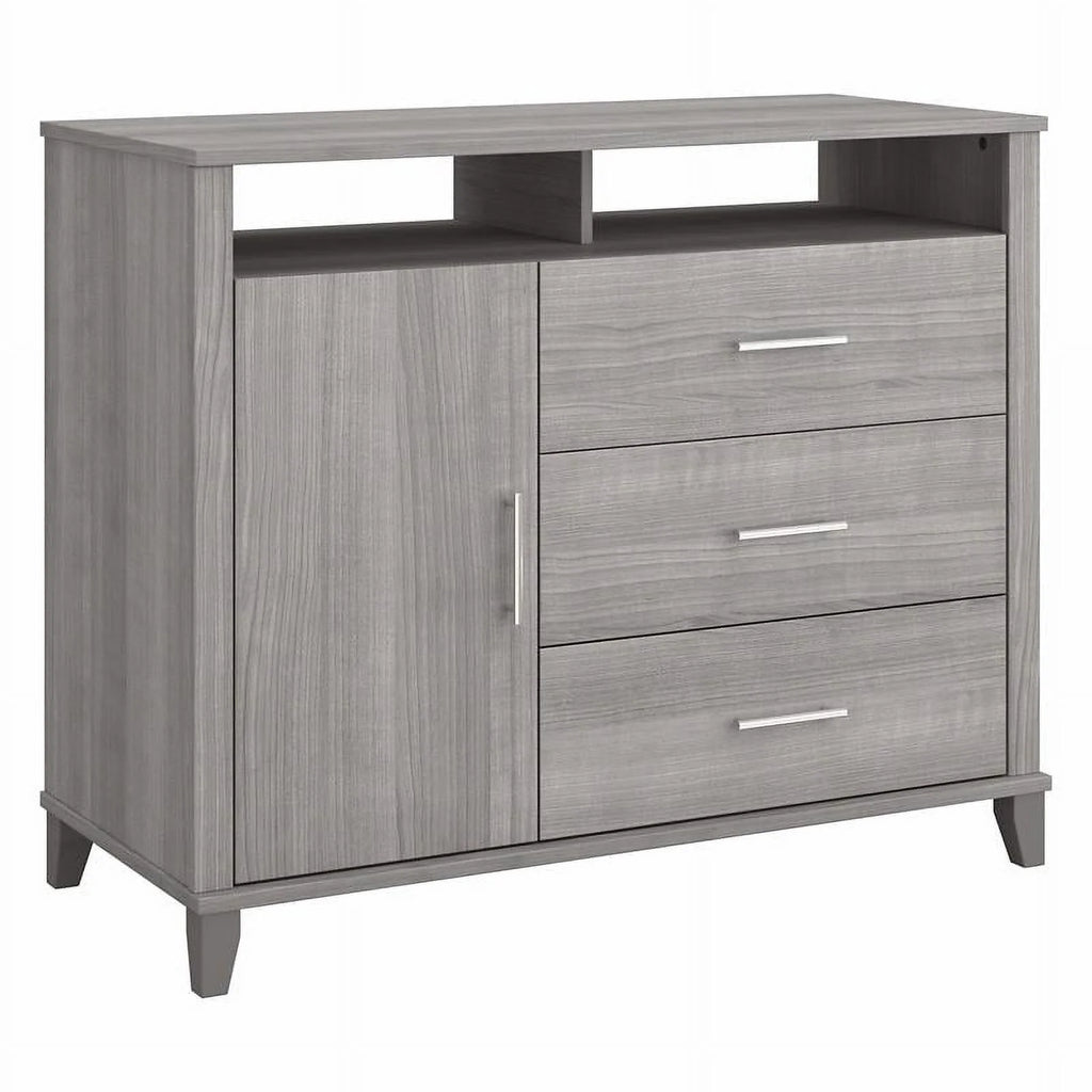 Tall Sideboard Buffet Cabinet in Platinum Gray I894749