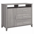 Tall Sideboard Buffet Cabinet in Platinum Gray I894749