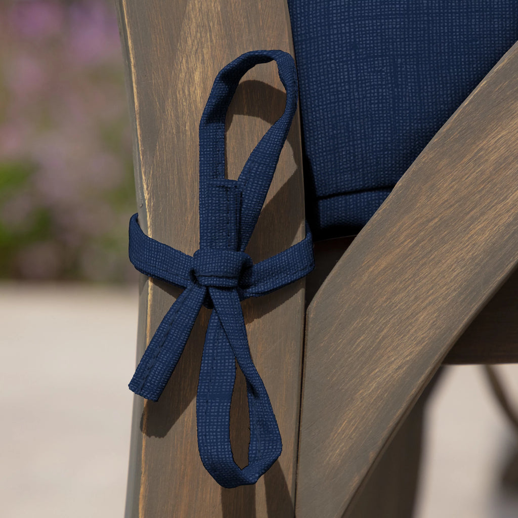 Sapphire Blue Outdoor Dining Chair Cushion Set 21 x 21 U634