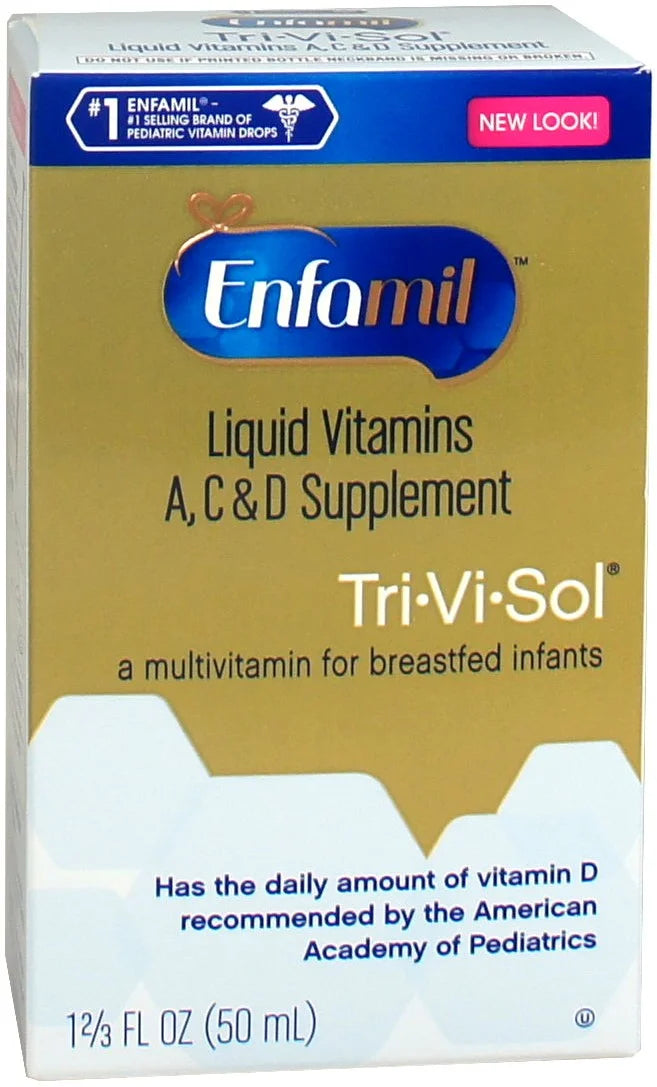 Vitamins A, C & D Supplement Drops 50 mL Pack of 6 C868961