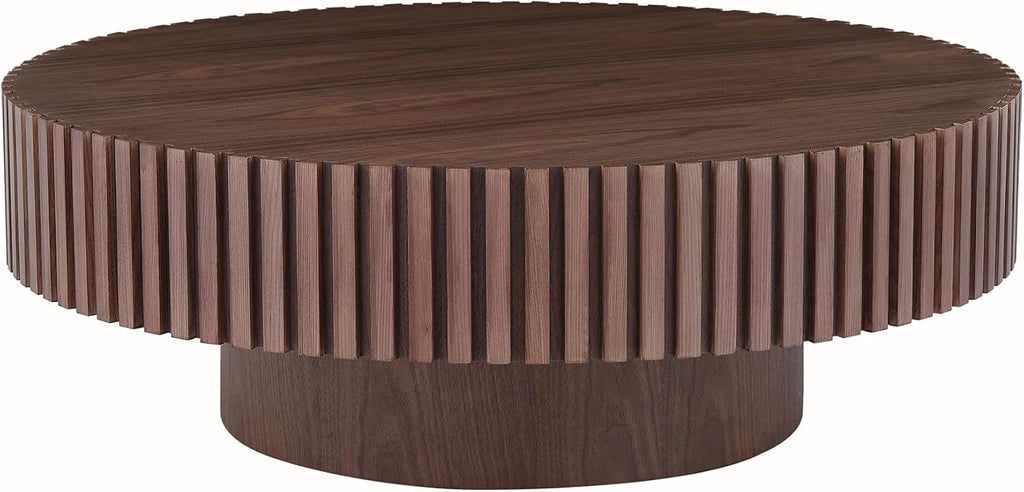 Walnut Round Coffee Table Z40321