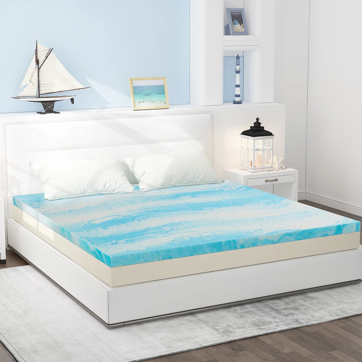 3 Inch Memory Foam Mattress Topper J604119