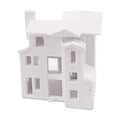 Miniature Dollhouse Scenes Building Train Unpainted House Decoration A106189