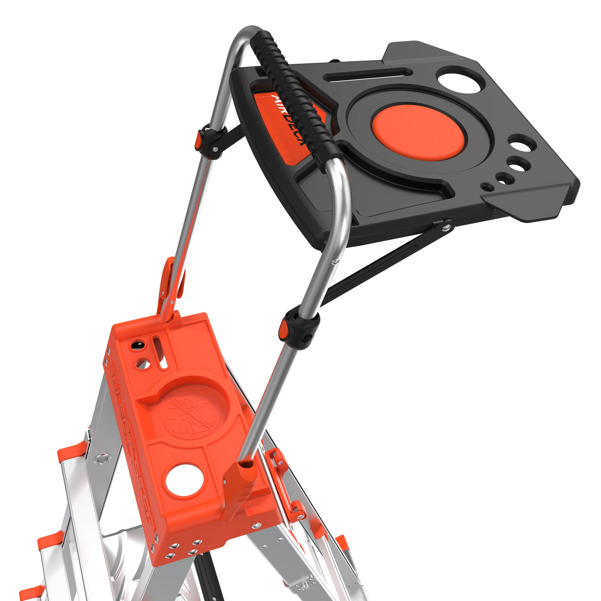 Aluminum Adjustable Stepladder Y229