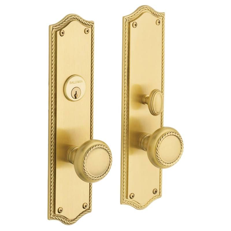 Satin Brass Dummy Handleset Trim Set D691