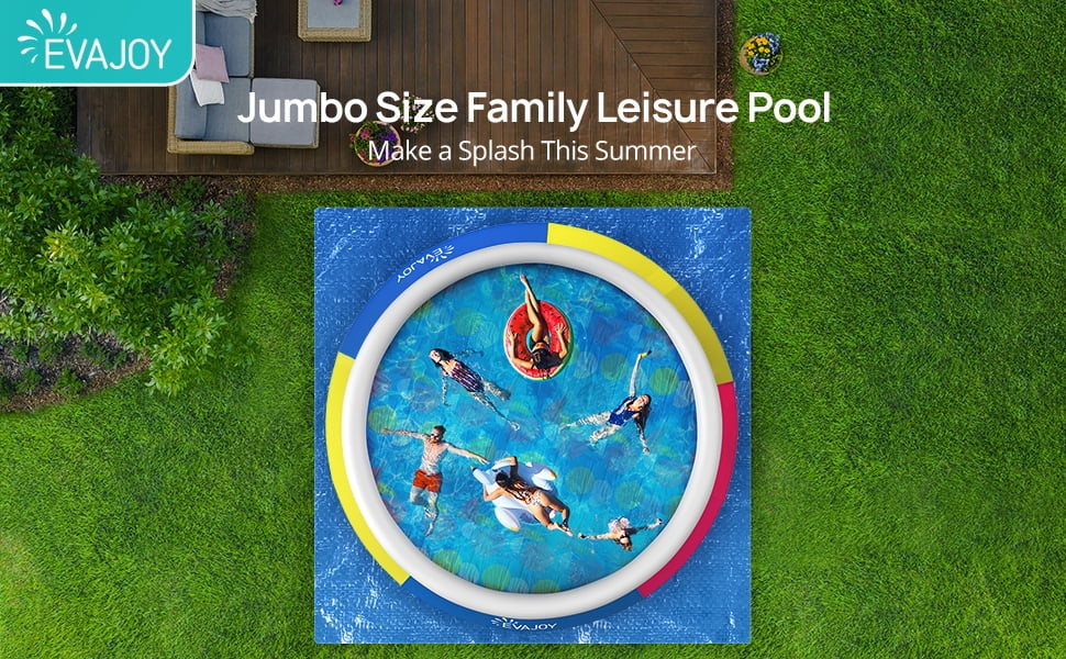15ft x 35In Inflatable Swimming Pool with Filter Pump H916