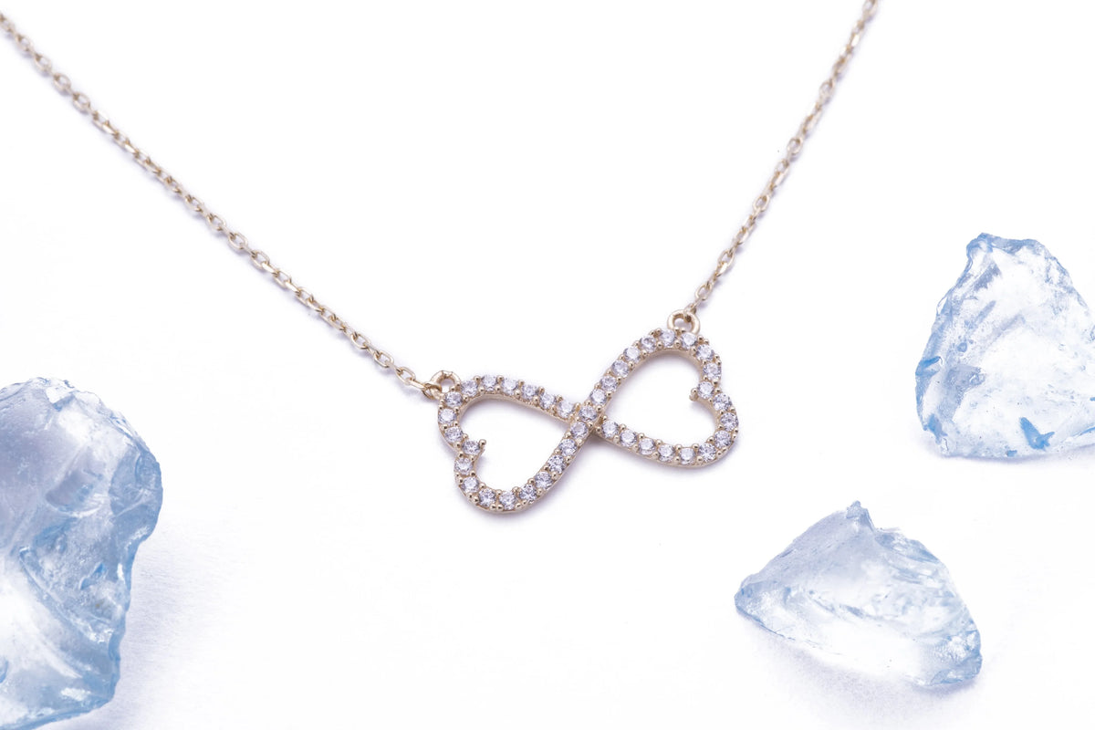 14k Yellow Gold Heart Necklace N49047