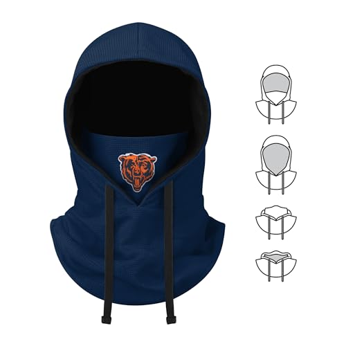 NFL Team Logo Drawstring Winter Cap Hooded Gaiter Balaclava Face Cover E53698