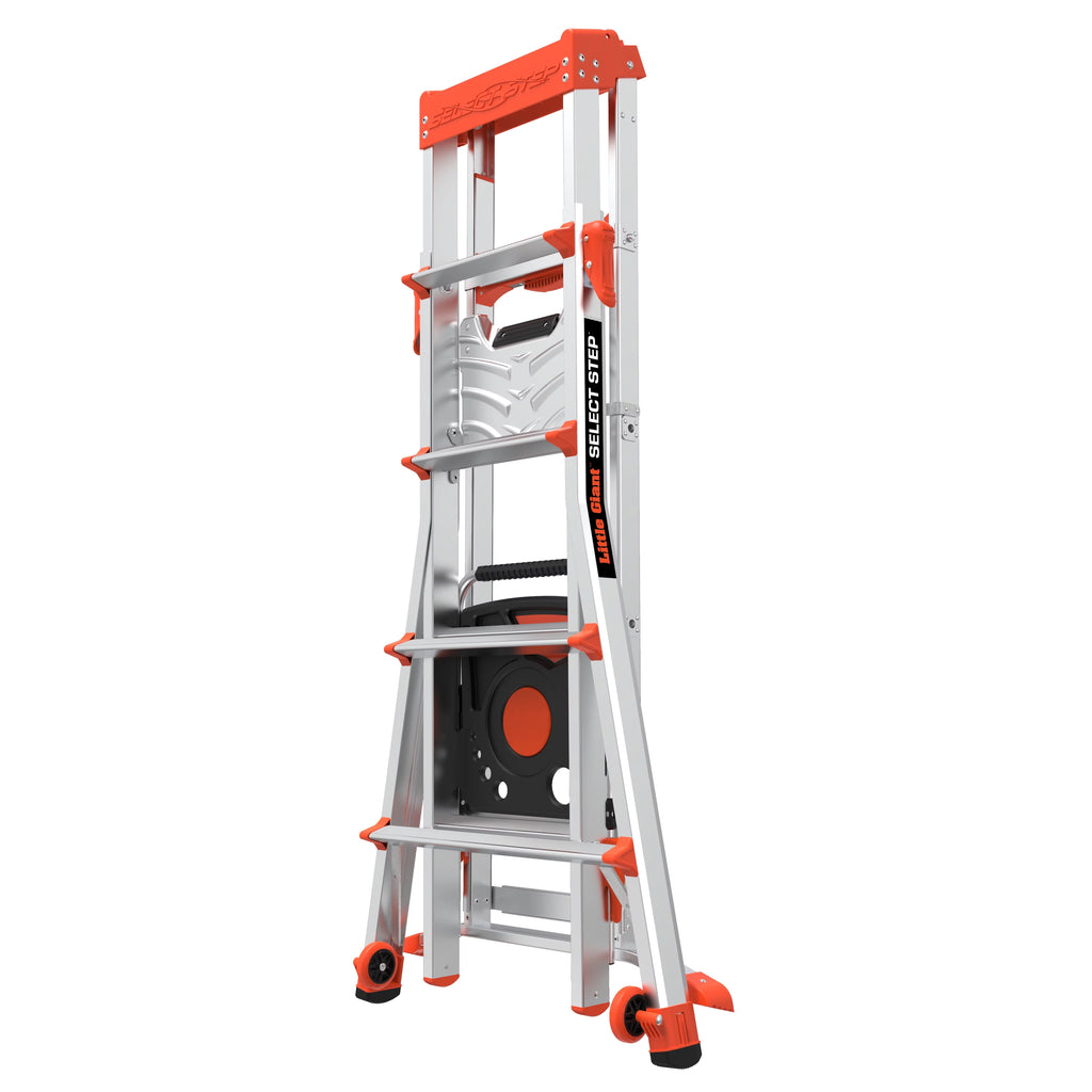 Aluminum Adjustable Stepladder Y229