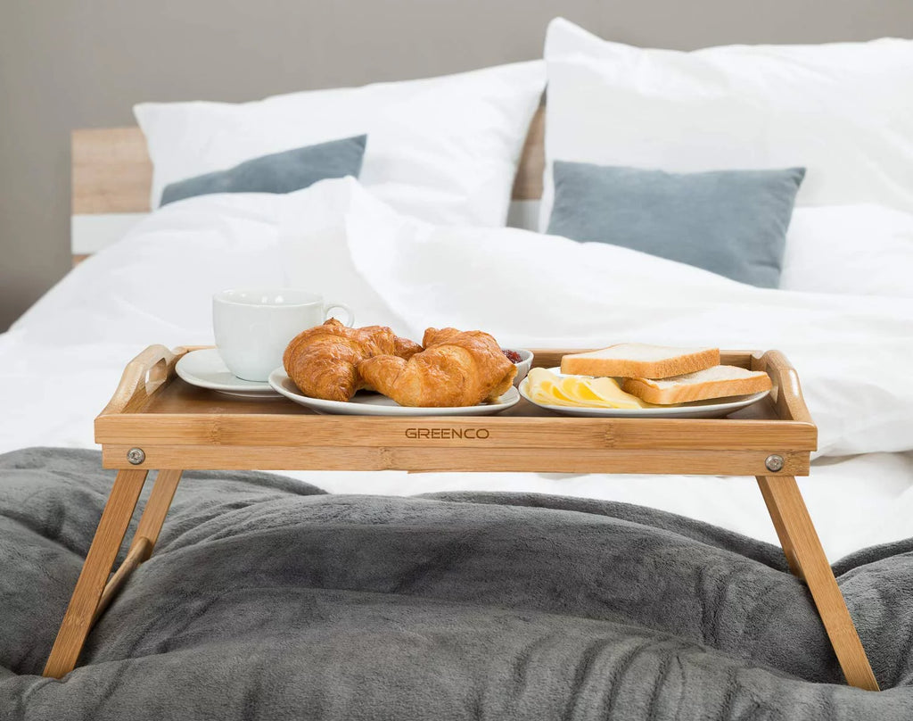 Bamboo Foldable Breakfast Table H9432