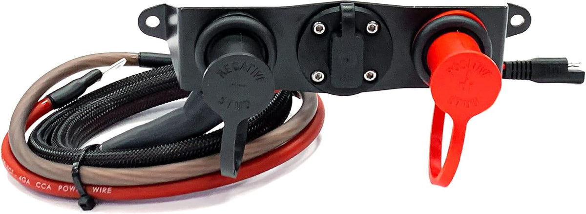 Black Battery Jump Post Terminal & Charger Kit O39393