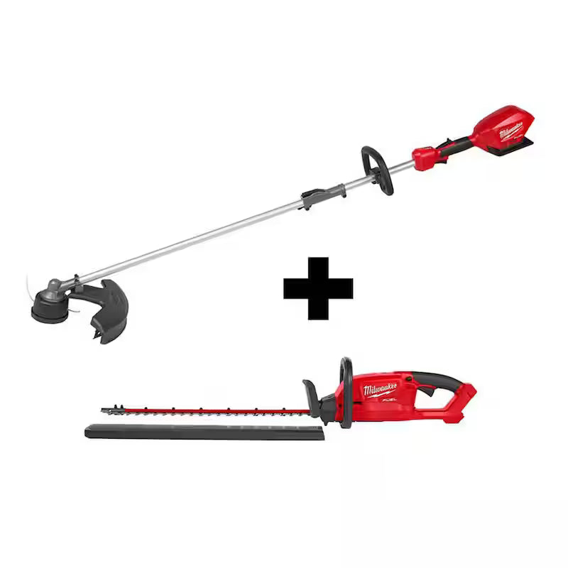 18V Lithium-Ion Brushless Cordless String Trimmer and Hedge Trimmer Combo Kit V800370