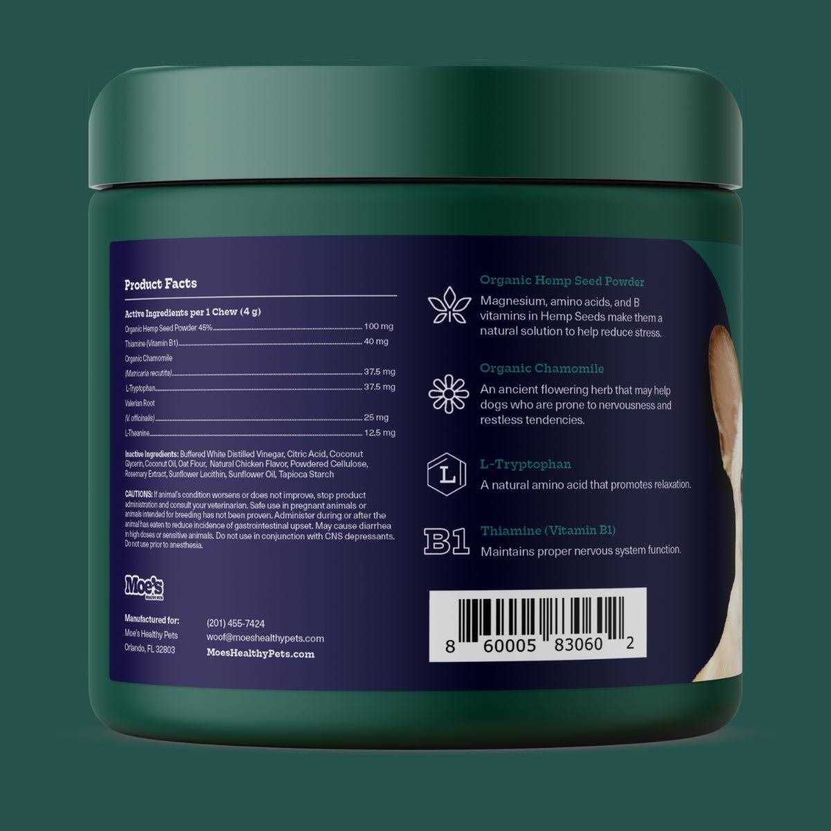 Hemp Calming Chews for Dogs S5900