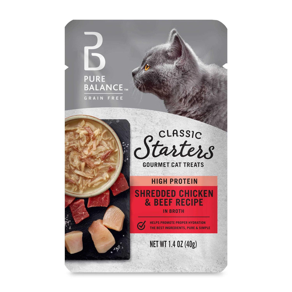 Shredded Chicken & Beef Broth Cat Treats J278839