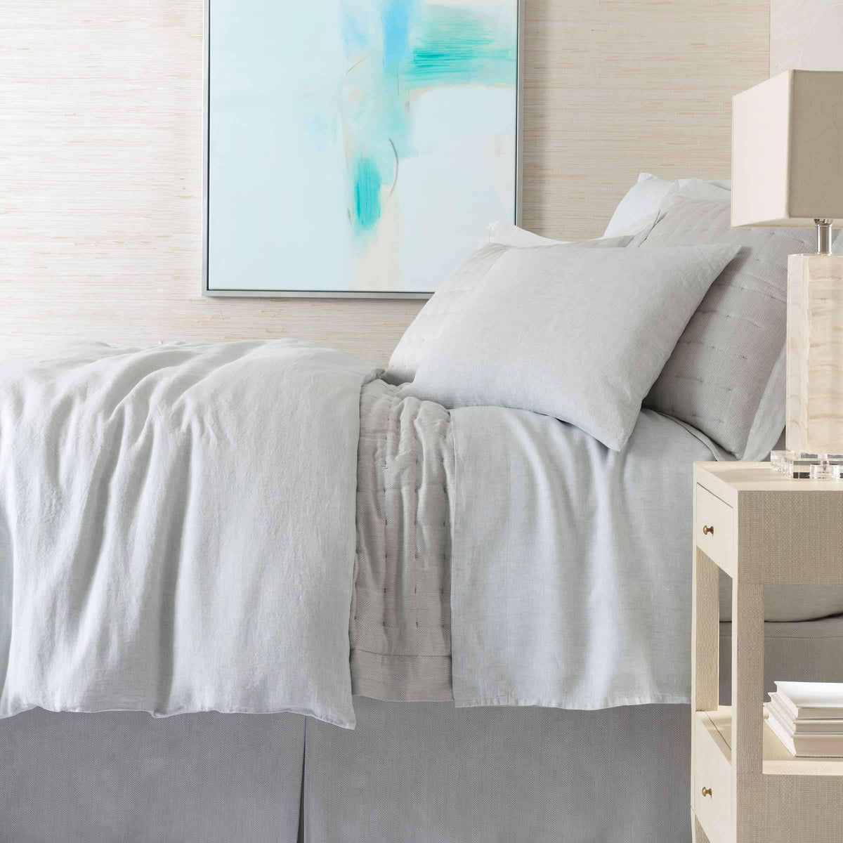 Twin Linen Duvet Cover D92437