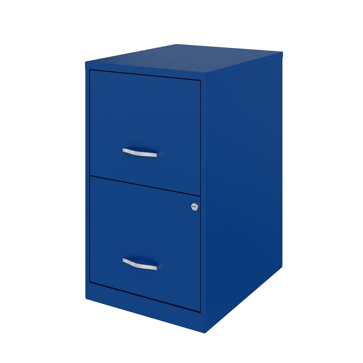 Classic Blue 18in 2 Drawer Metal File Cabinet H3785