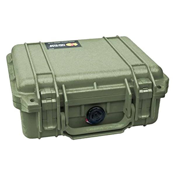 Small Shipping Case with Foam Olive Drab Green N530780