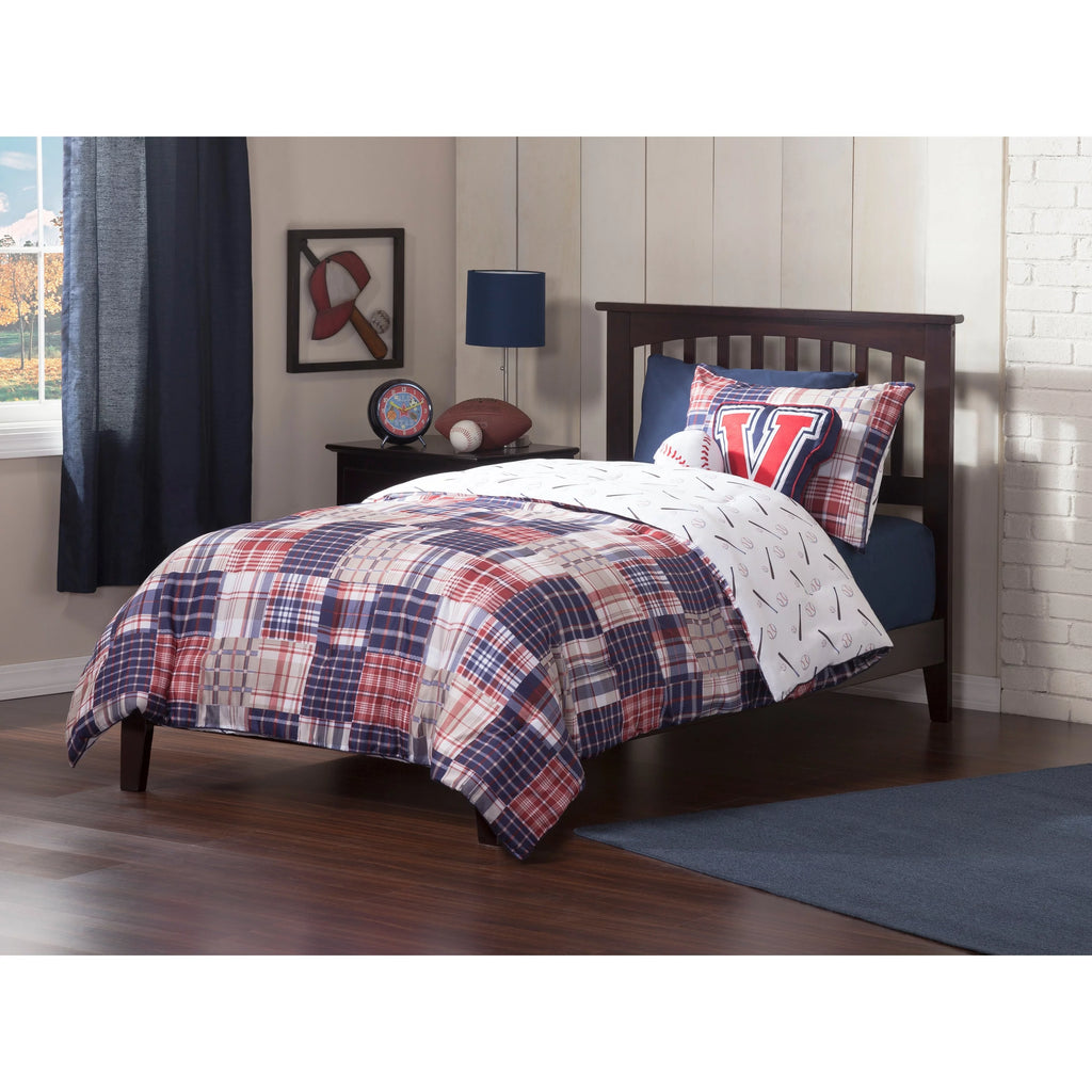 Espresso Twin-size Platform Bed R402