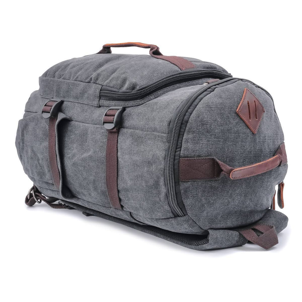 Vintage 30Ltr Motorcycle Tail Bag in Grey Y997