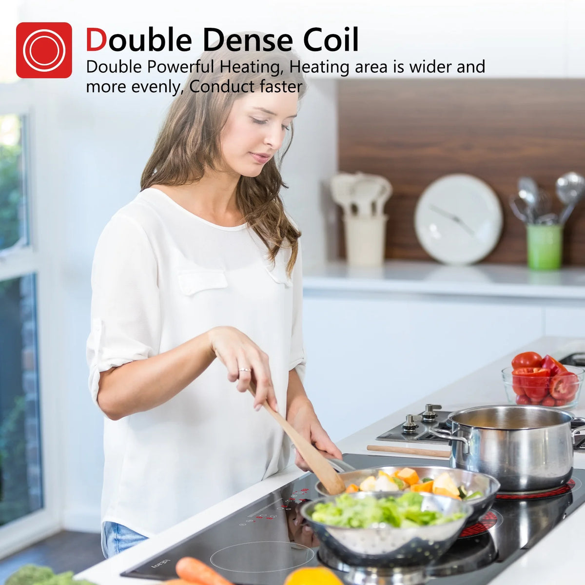 30" 5 Burners Electric Induction Cooktop N51766