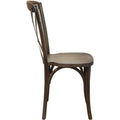 Dark Driftwood X-Back Chair I4158