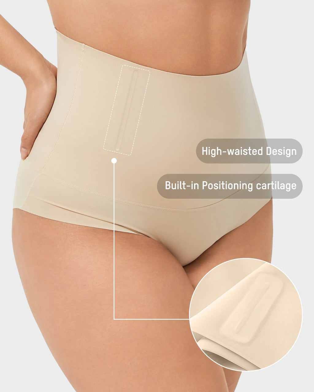 High Waist Seamless Tummy Control Panties 5 Pack T534