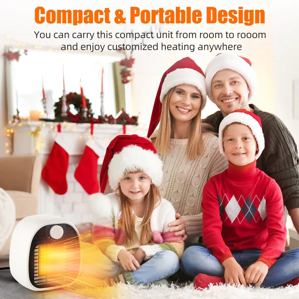 1000W Portable Fan-forced Space Heater S855312
