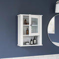 White Single Door Wood Wall Cabinet A343601