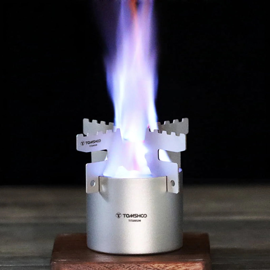 Lightweight Alcohol Stove with Cross Stand Rack D207