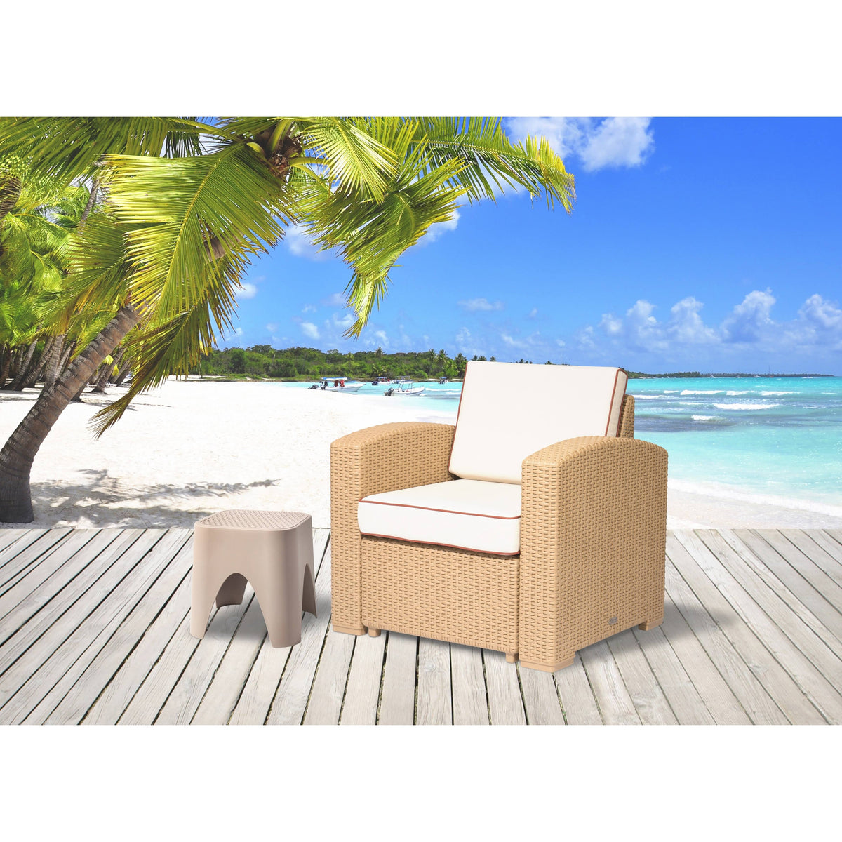 Rattan Club Chair C5097