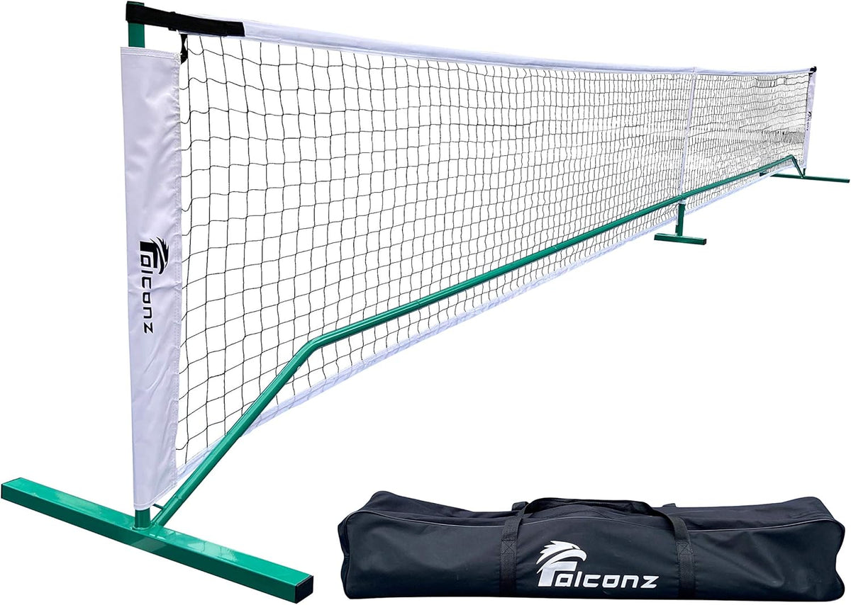 Regulation Size 22 Feet Long Pickleball Net with Steel Frame and PE Netting A2368
