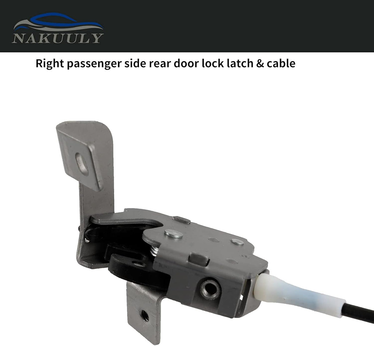 Left Driver Side Rear Door Lock Latch & Cable E167377