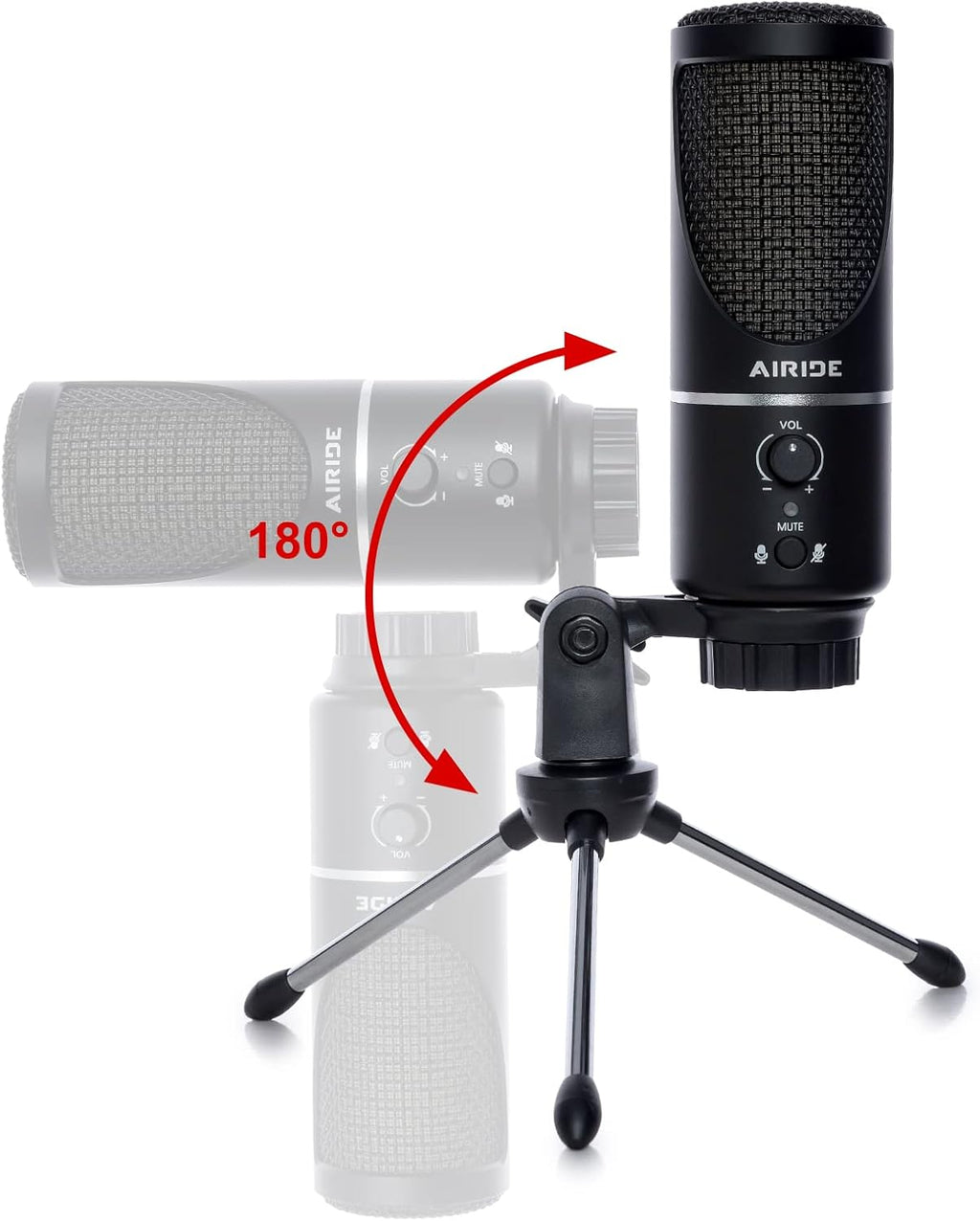 USB Condenser Microphone with Tripod Stand Y3218