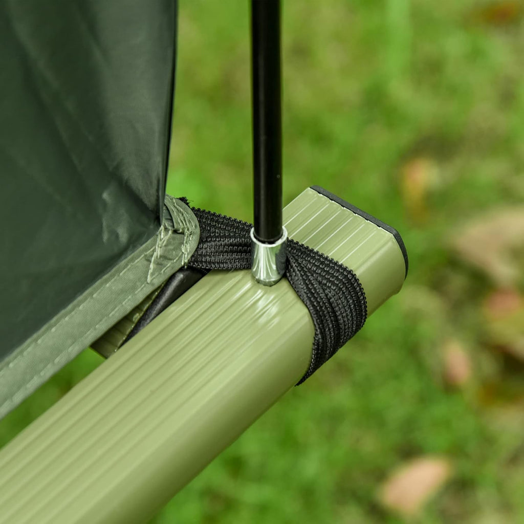 Compact Pop Up Folding Camping Cot Tent Combo Set F91919