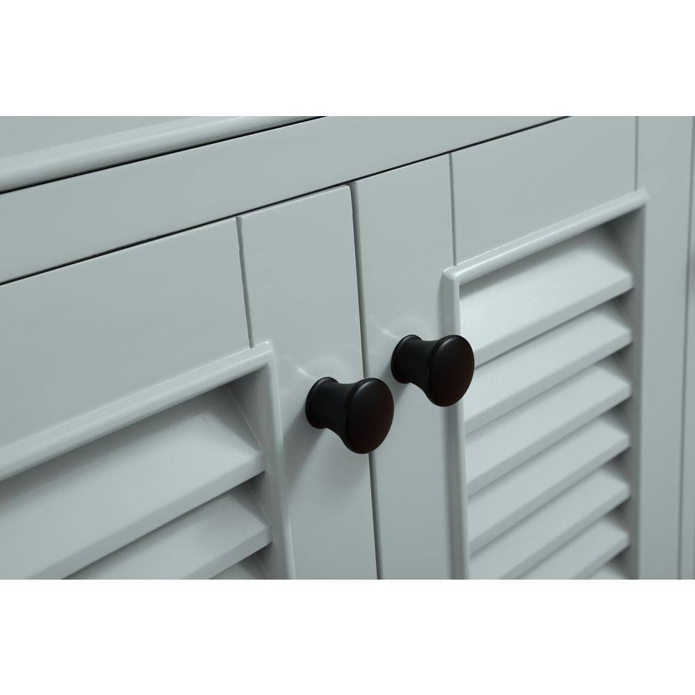 60 in. Light Green Bathroom Vanity Cabinet D736