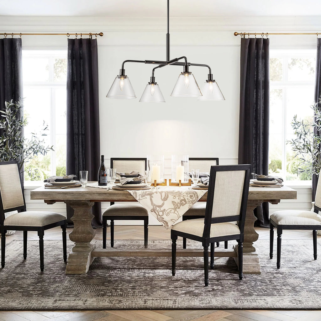 4-Light Dimmable Industrial Chandelier M742627