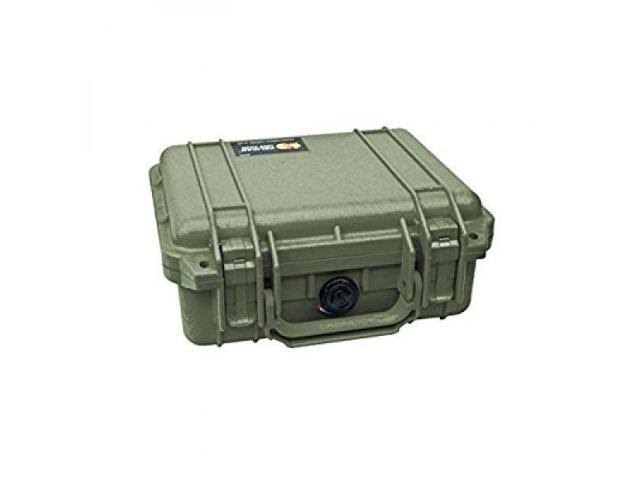 Small Shipping Case with Foam Olive Drab Green N530780
