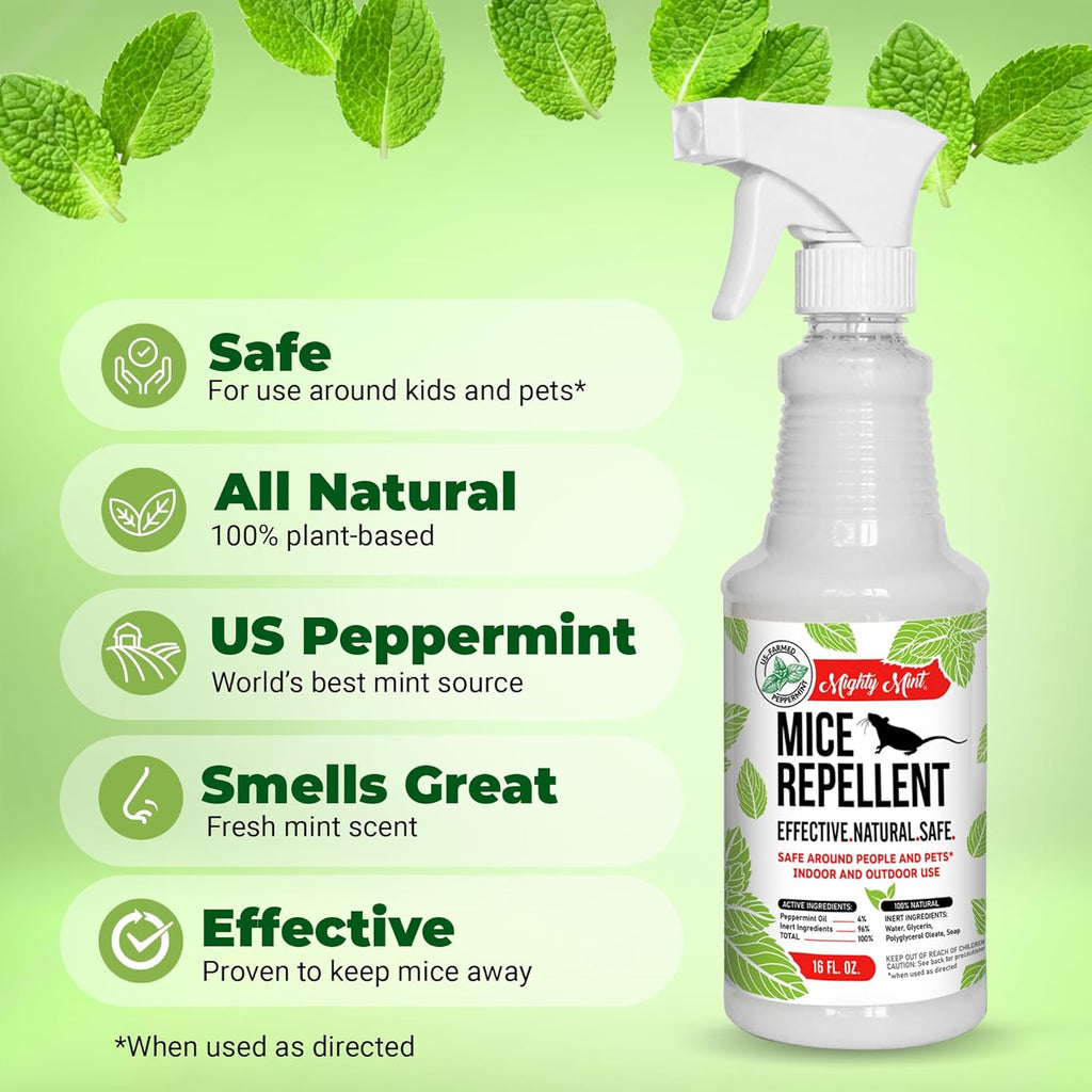 16oz Peppermint Oil Mice Repellent Spray N730