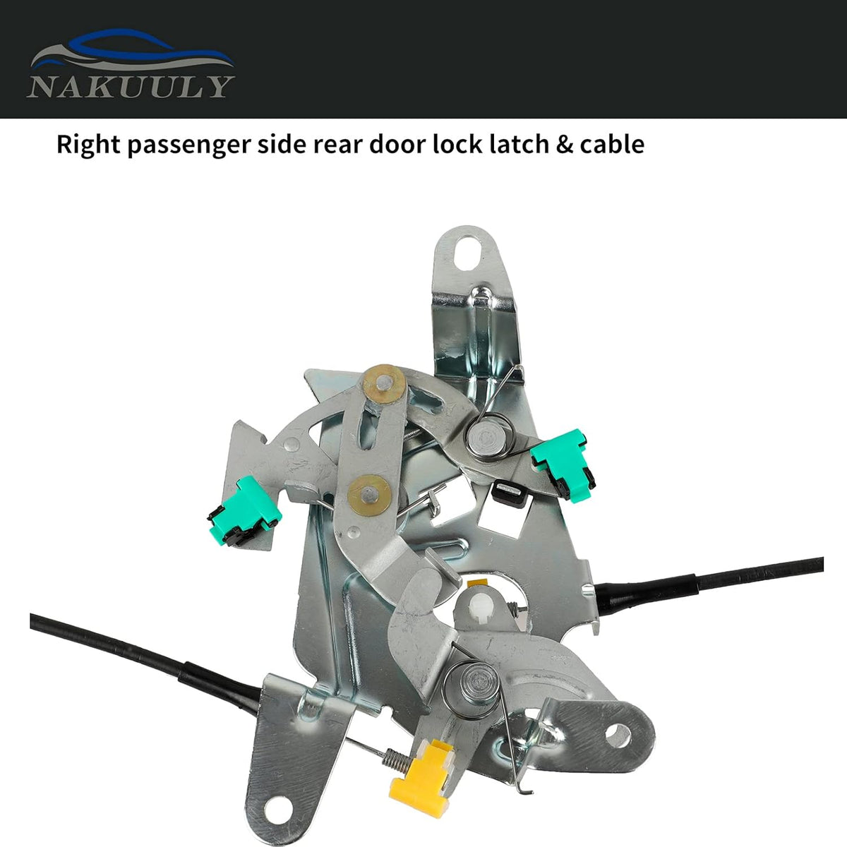 Left Driver Side Rear Door Lock Latch & Cable E167377