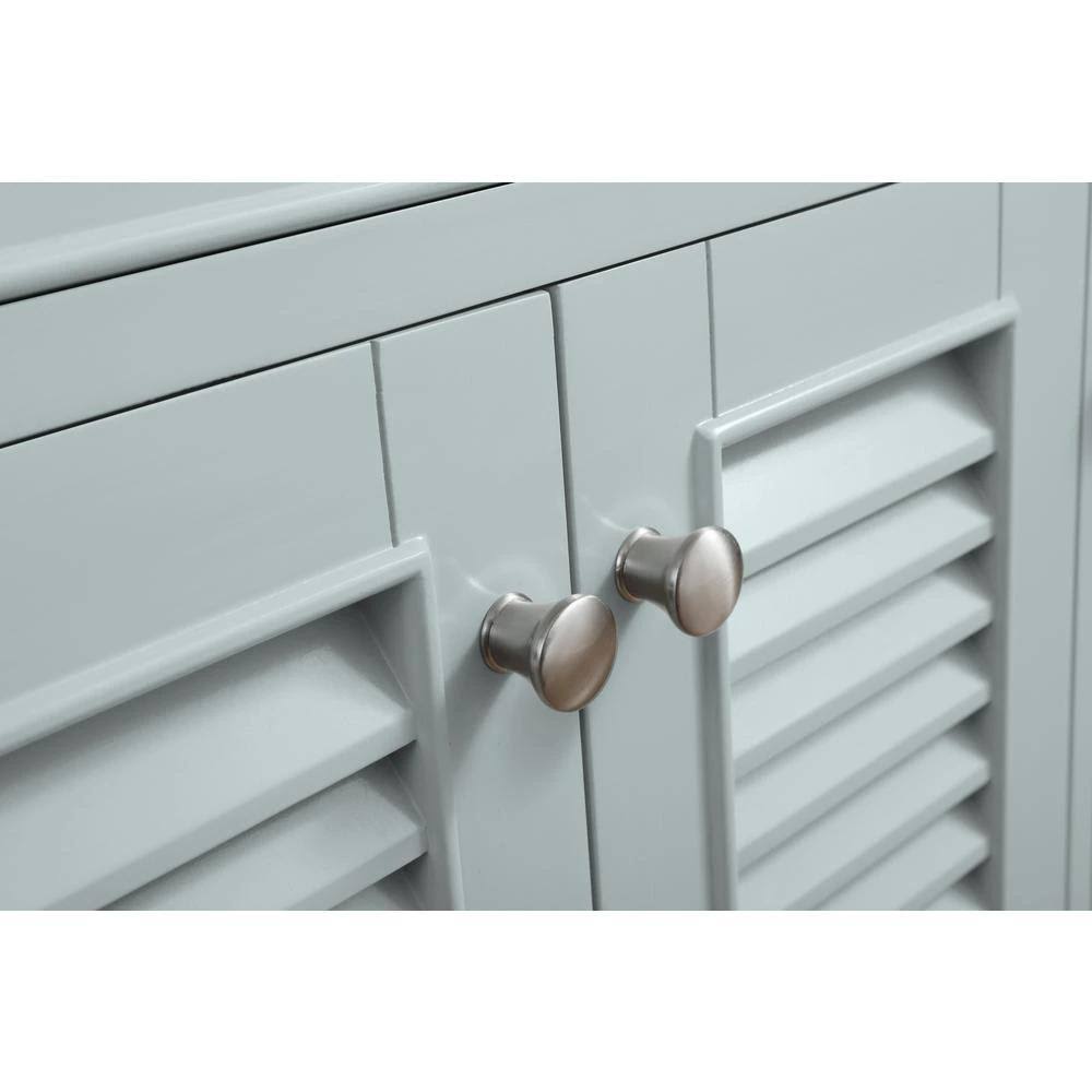 60 in. Light Green Bathroom Vanity Cabinet D736